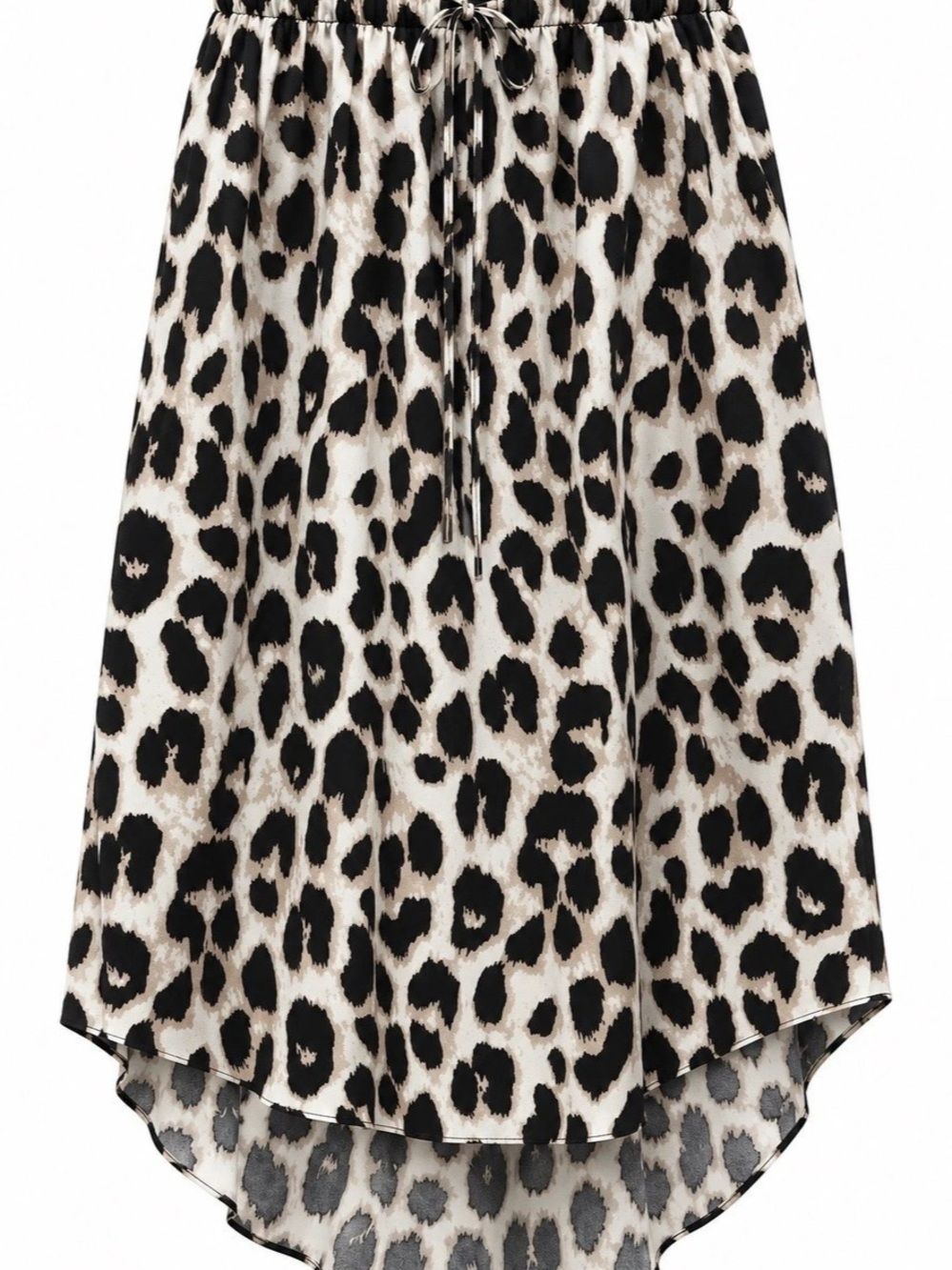 SHEIN Leopard Print High-Low Skirt XL Like New